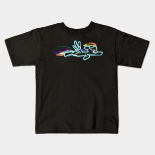 Rainbow Does Some Dashing Kids T-Shirt